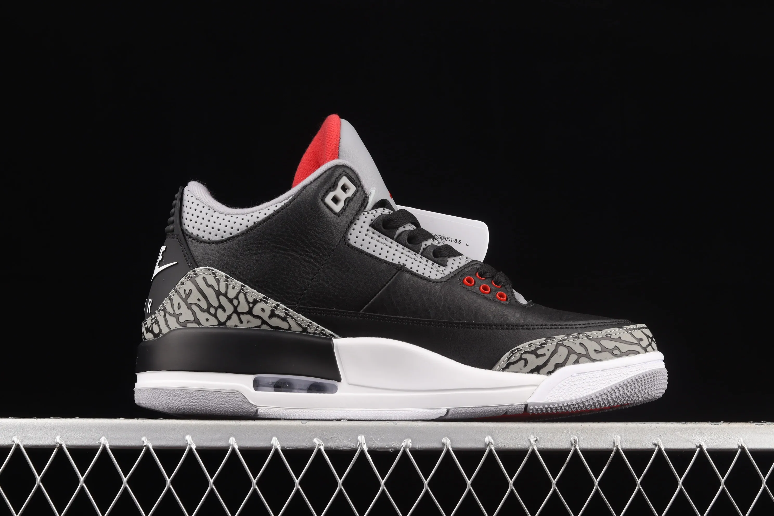 All categories Air Jordan Jordan series basketball shoes Air Jordan 3 J version Air Jordan 3 Retro Black Cement (2018) AJ3 Joe 3 replica black cement 854262-001